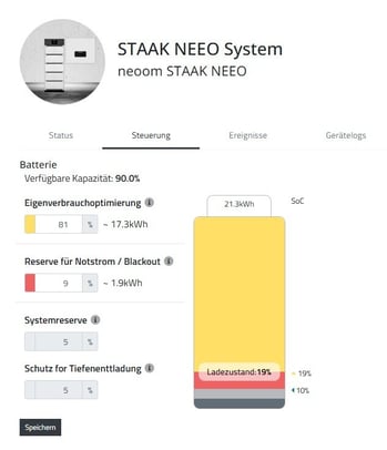 Navi Neue Batterieanzeige