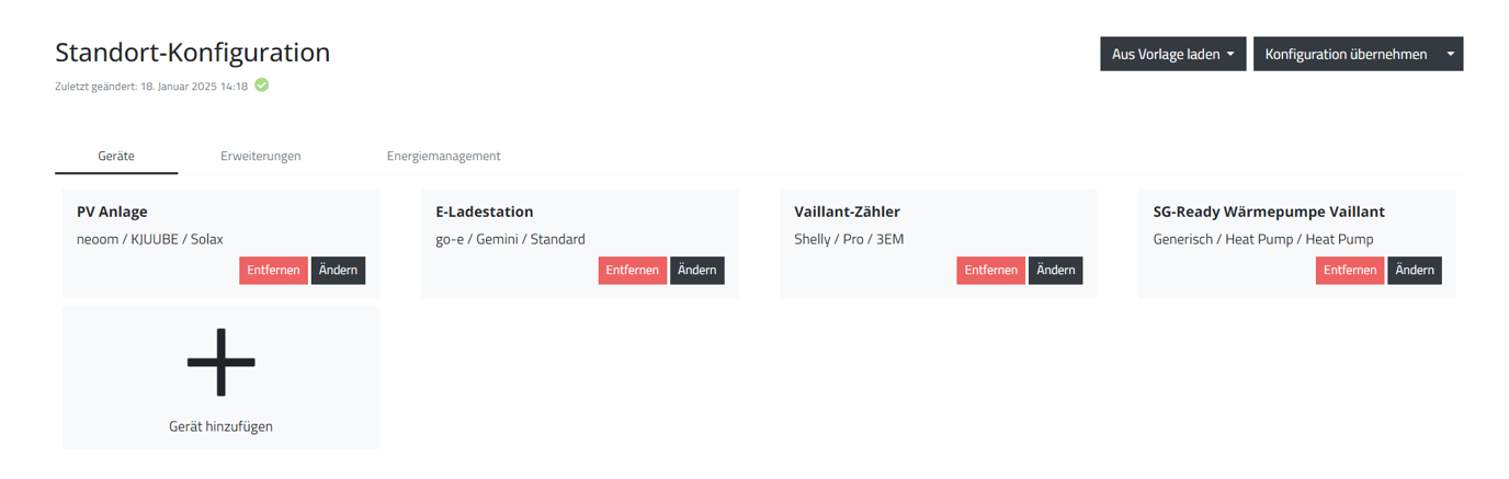 Integration von Shelly