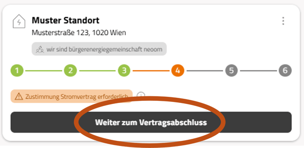 Stromverträge bereitgestellt